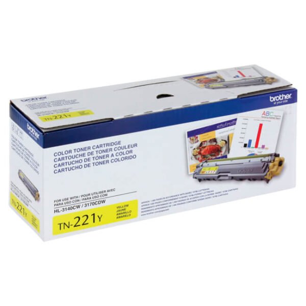 Toner Brother TN221Y Yellow Al Mejor Precio Original