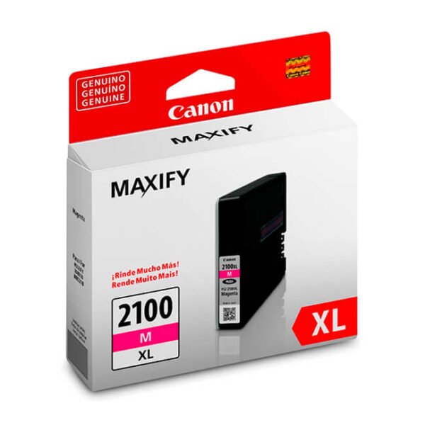 Cartucho de Tinta Canon PGI-2100XL alta capacidad Magenta