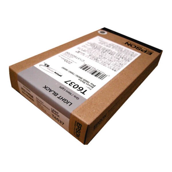 Tinta Epson T603700 original T6037 Light Black