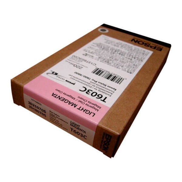Tinta Epson T603C00 original T603C Light Magenta