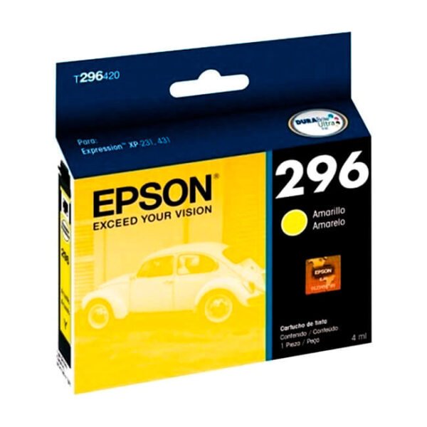 ▷ Cartucho de Tinta Epson 296 Amarillo 【 original 】