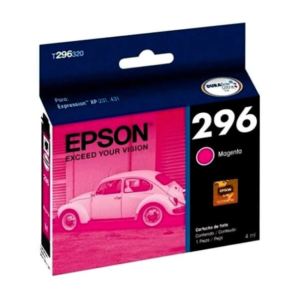▷ Cartucho de Tinta Epson 296 Magenta 【 original 】