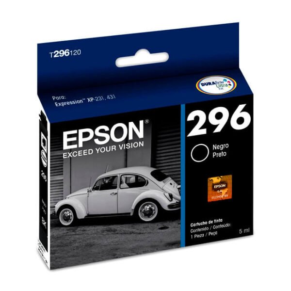 ▷ Cartucho de Tinta Epson 296 Negro 【 original 】