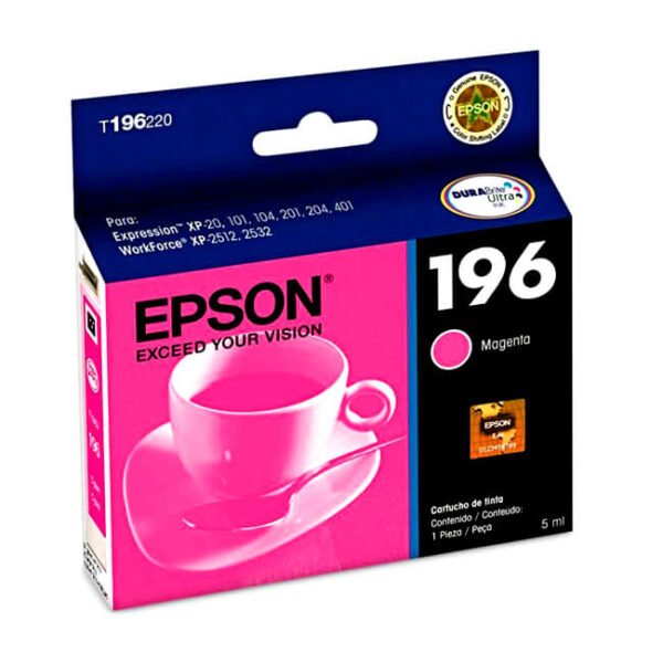 Tinta Epson T196320 original T1963 Magenta