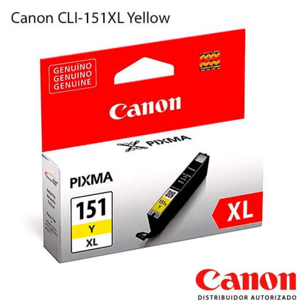 Cartucho de Tinta Canon CLI-151XL alta capacidad Yellow