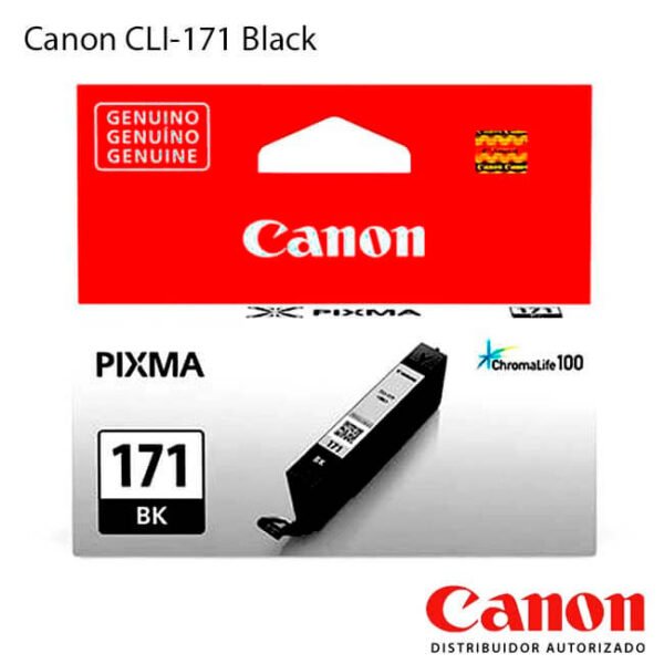 Cartucho de Tinta Canon CLI-171 Black