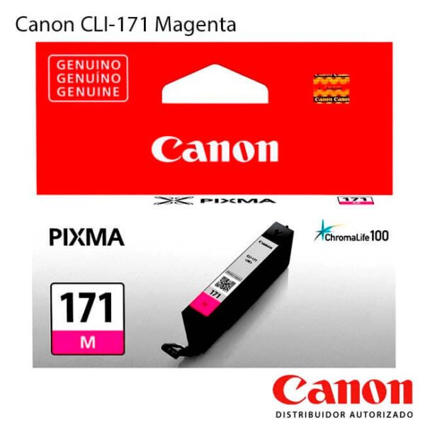 Cartucho de Tinta Canon CLI-171 Magenta