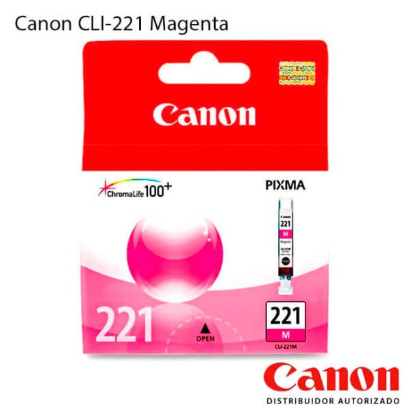 Cartucho de Tinta Canon CLI-221 Magenta