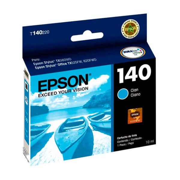 Tinta Epson T140220 original T1402 Cian