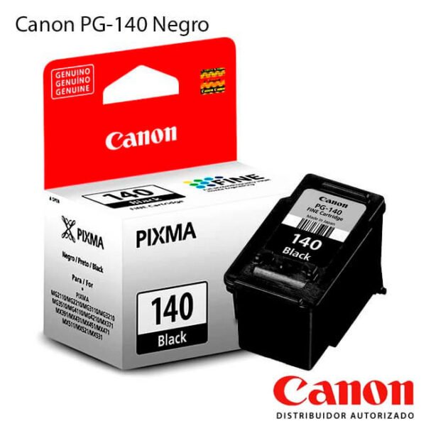 Cartucho de Tinta Canon PG-140 Negro