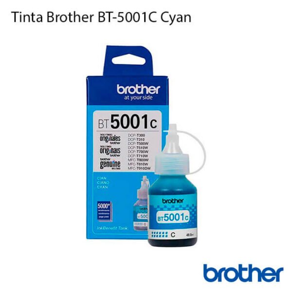 Tinta Brother BT-5001C original Cyan