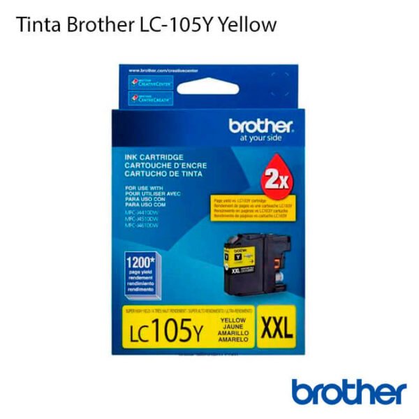 ▷ Tinta Brother LC-105Y Yellow 【 original 】