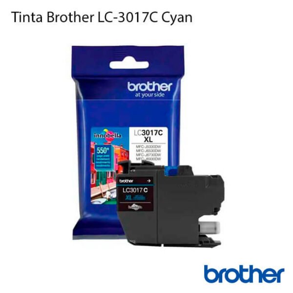 ▷ Tinta Brother LC3017C Cyan 【 original 】