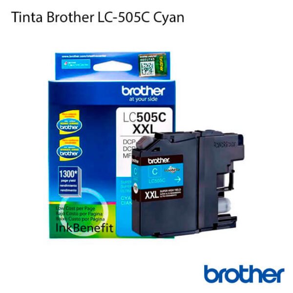 ▷ Tinta Brother LC505C Cyan 【 original 】