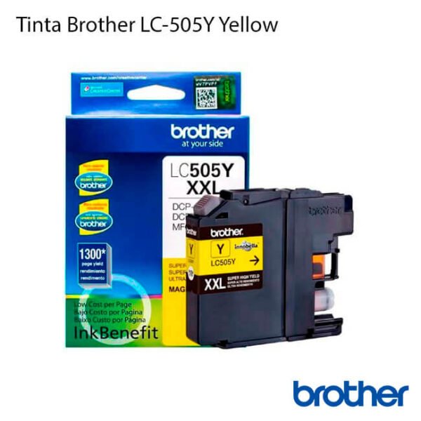 ▷ Tinta Brother LC505Y Yellow 【 original 】