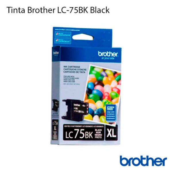 ▷ Tinta Brother LC75BK Black 【 original 】