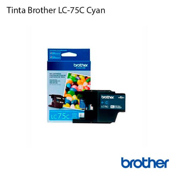 ▷ Tinta Brother  LC75C Cyan 【 original 】