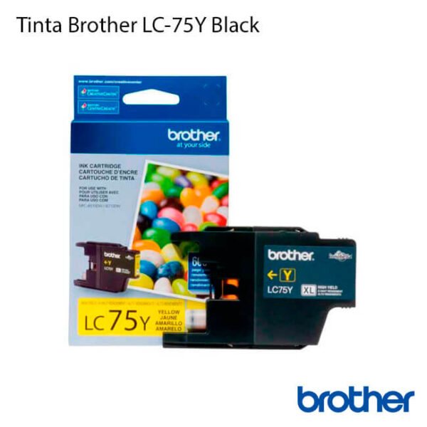 ▷ Tinta Brother LC75Y Yellow 【 original 】