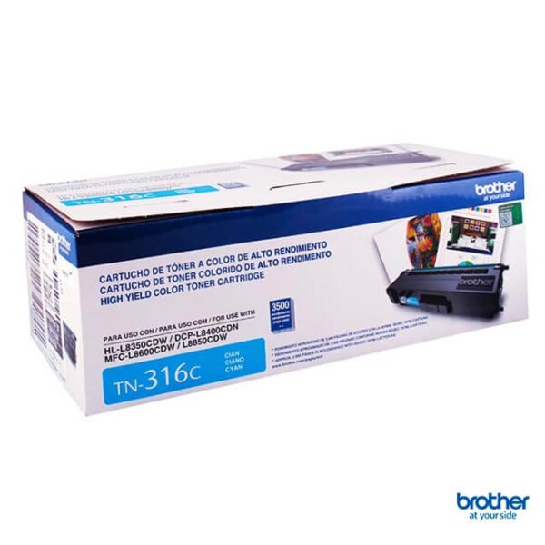 Toner Brother TN-316C Cyan Al Mejor Precio Original