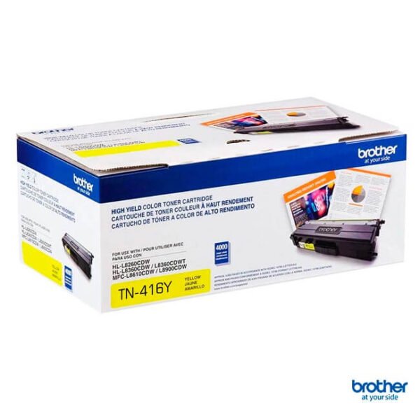 Toner Brother TN-416Y Yellow Al Mejor Precio Original