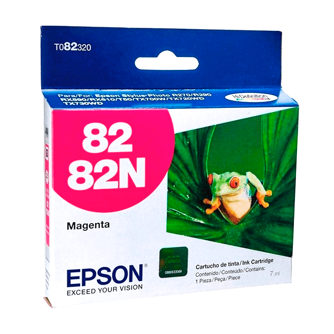 Tinta Epson T082320 original T0823 Magenta
