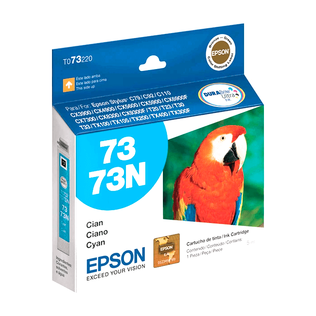 Tinta Epson T073220 original T0732 Cyan