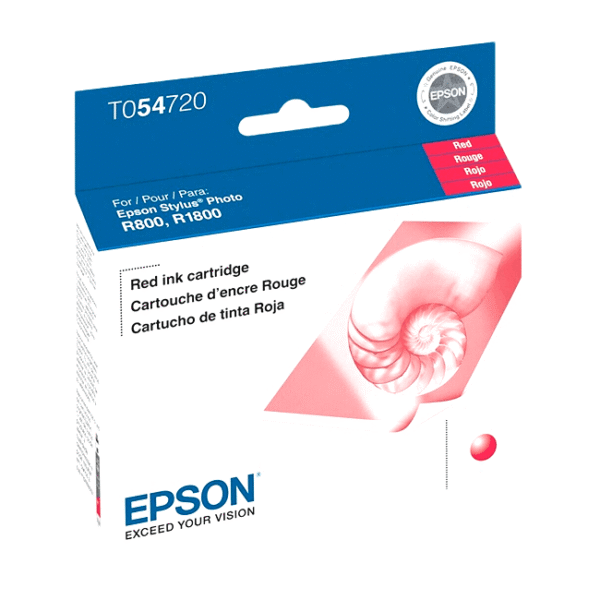 Tinta Epson T054720 original T0547 Red