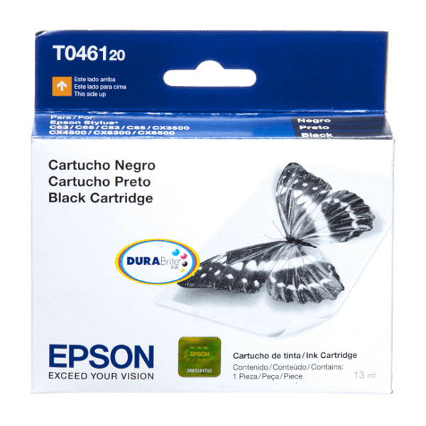 Tinta Epson T046120 original T0461 Black