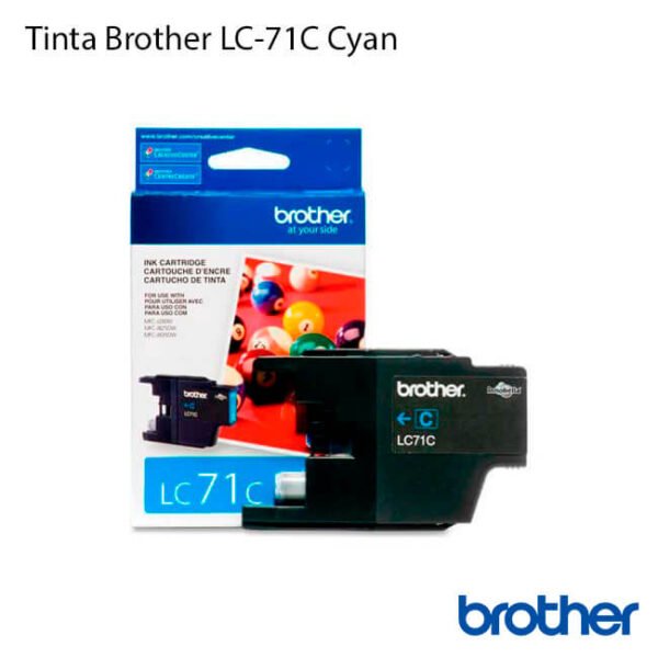 ▷ Tinta Brother LC71C Cyan 【 original 】