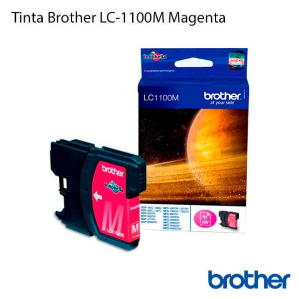 ▷ Tinta Brother LC1100M Magenta 【 original 】