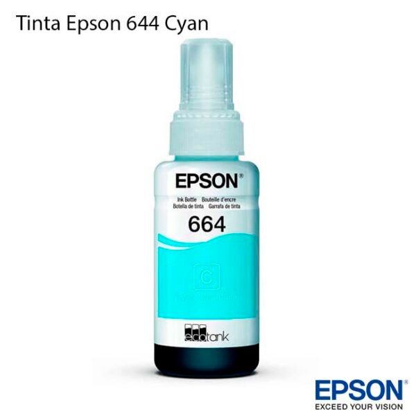 ▷ Botella de Tinta Epson 664 Cyan 【 original 】