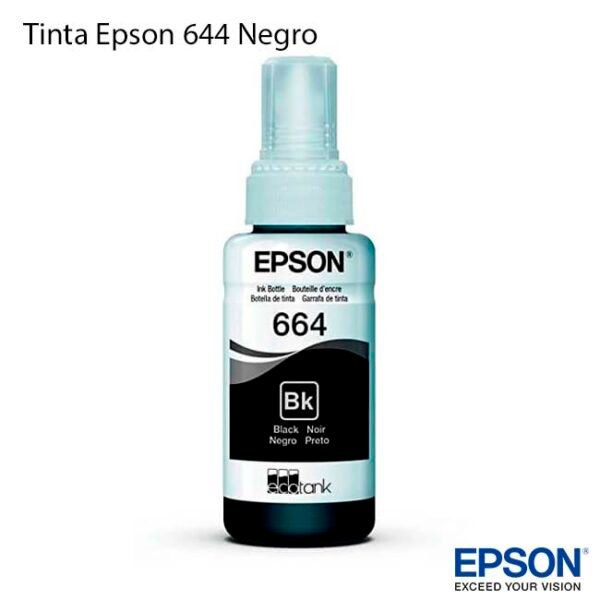 ▷ Botella de Tinta Epson 664 Negro 【 original 】
