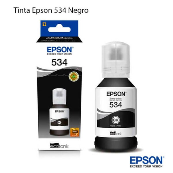 ▷ Botella de Tinta Epson 534 Negro 【 original 】