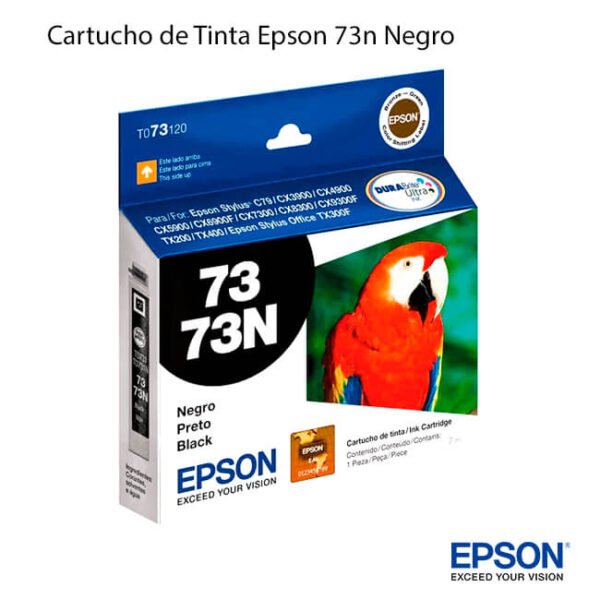 ▷ Cartucho de Tinta Epson 73N Negro 【 original 】