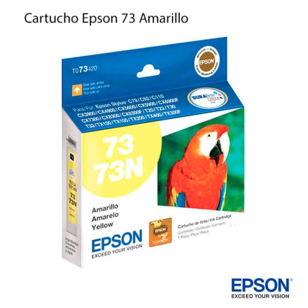 ▷ Cartucho de Tinta Epson 73 Amarillo 【 original 】