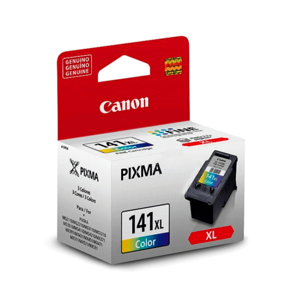 Cartucho de Tinta Canon  CL-141XL alta capacidad Tricolor