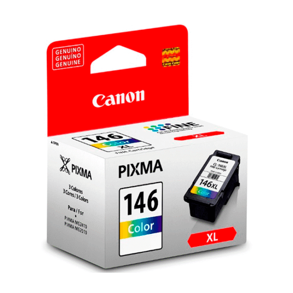 Cartucho de Tinta Canon  CL-146XL  alta capacidad Tricolor