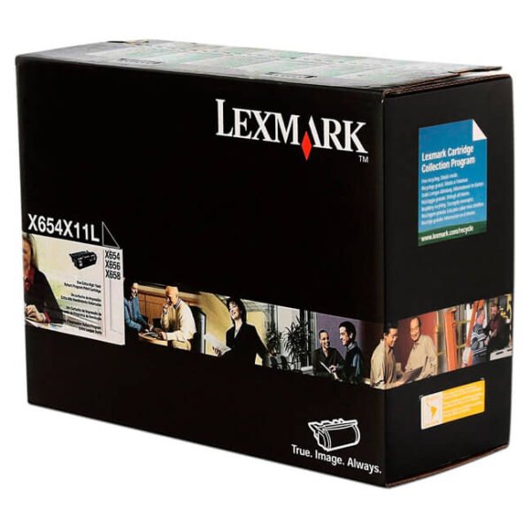 Tóner Lexmark T654X11L original Negro