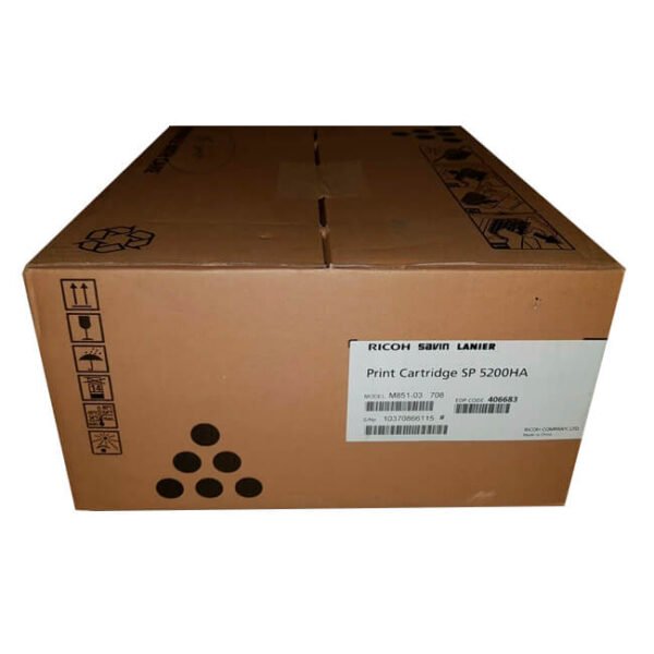 Toner Ricoh SP 5200, 5210 406683 Original Negro