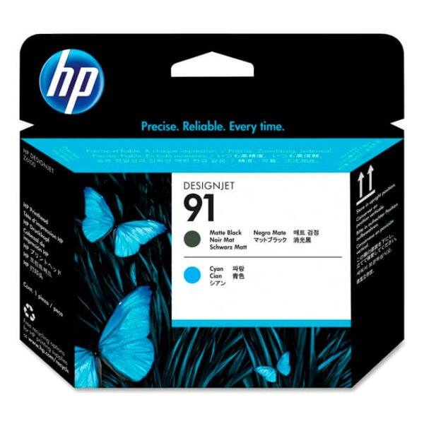 Cabezal HP C9460A Matte Black, Cyan 91 original