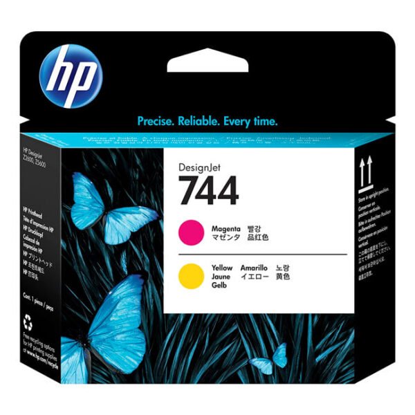 Cabezal HP F9J87A Magenta, Yellow 744 original