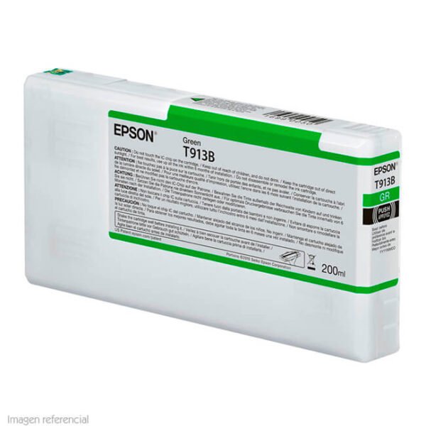 Tinta Epson T913B original T913B00 verde
