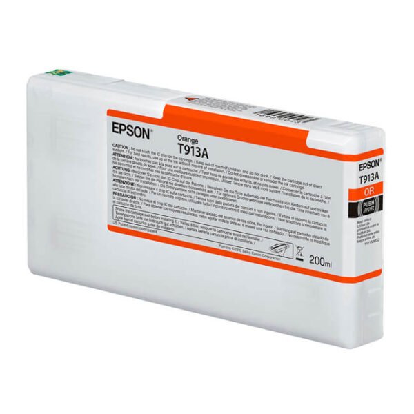 Tinta Epson T913A original T913A00 naranja
