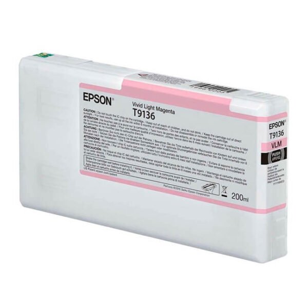Tinta Epson T9136 original T913600 Magenta Claro