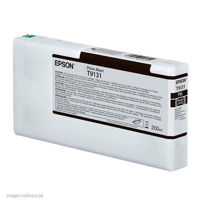 Tinta Epson T9131 original T913100 Negro Photo