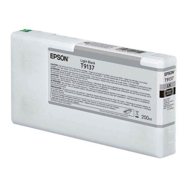 Tinta Epson T9137 original T913700 Negro Claro