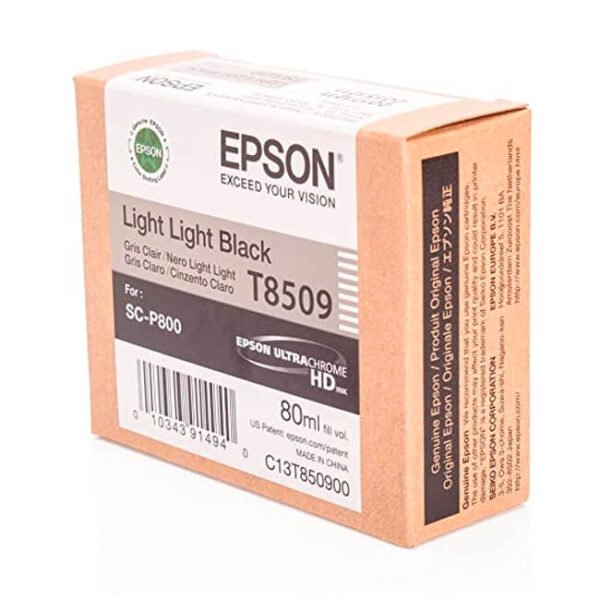 Tinta Epson T8509 original T850900 Negro Claro Claro