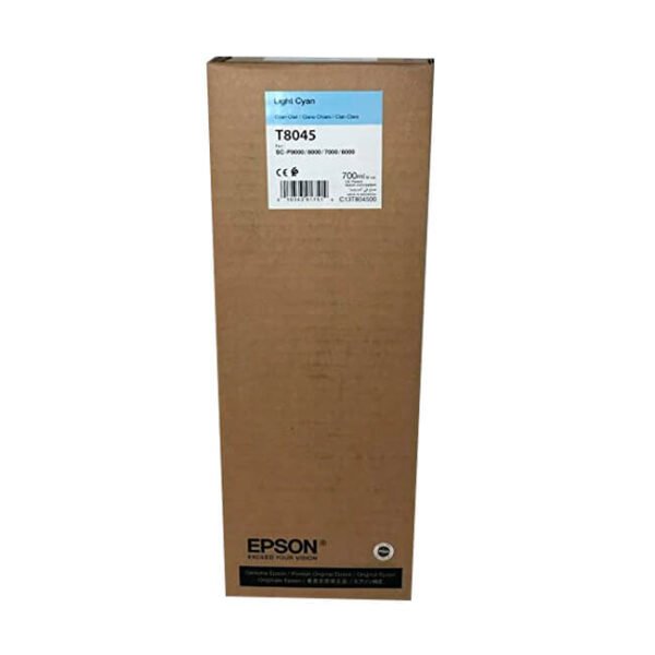 Tinta Epson T8045 original T804500 Cyan Claro