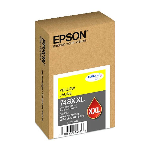 Tinta Epson T748XXL420 Amarillo T748XXL4 original
