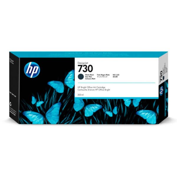 Tinta HP 730 original P2V71A Matte Black